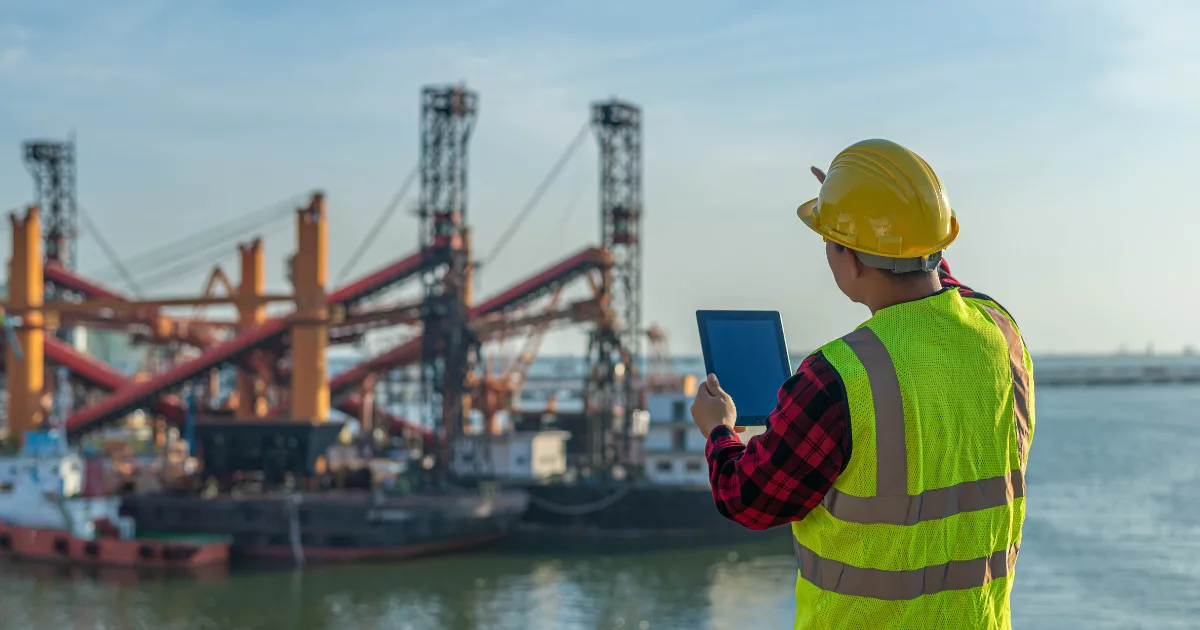 An image to show marine construction