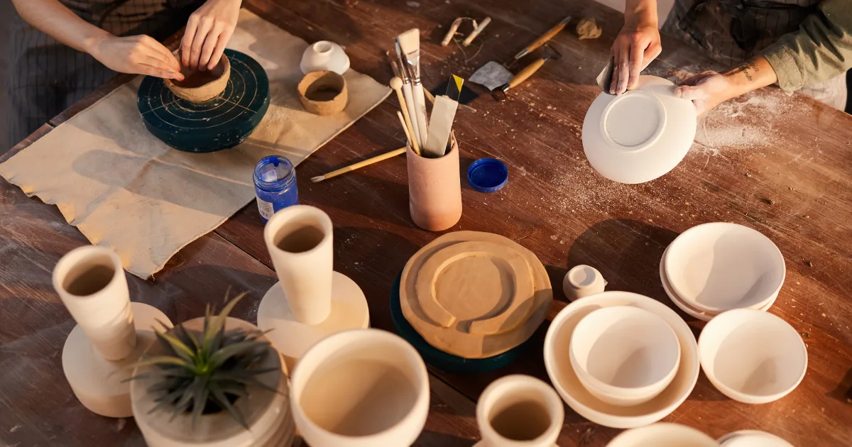 an image showing ceramic production
