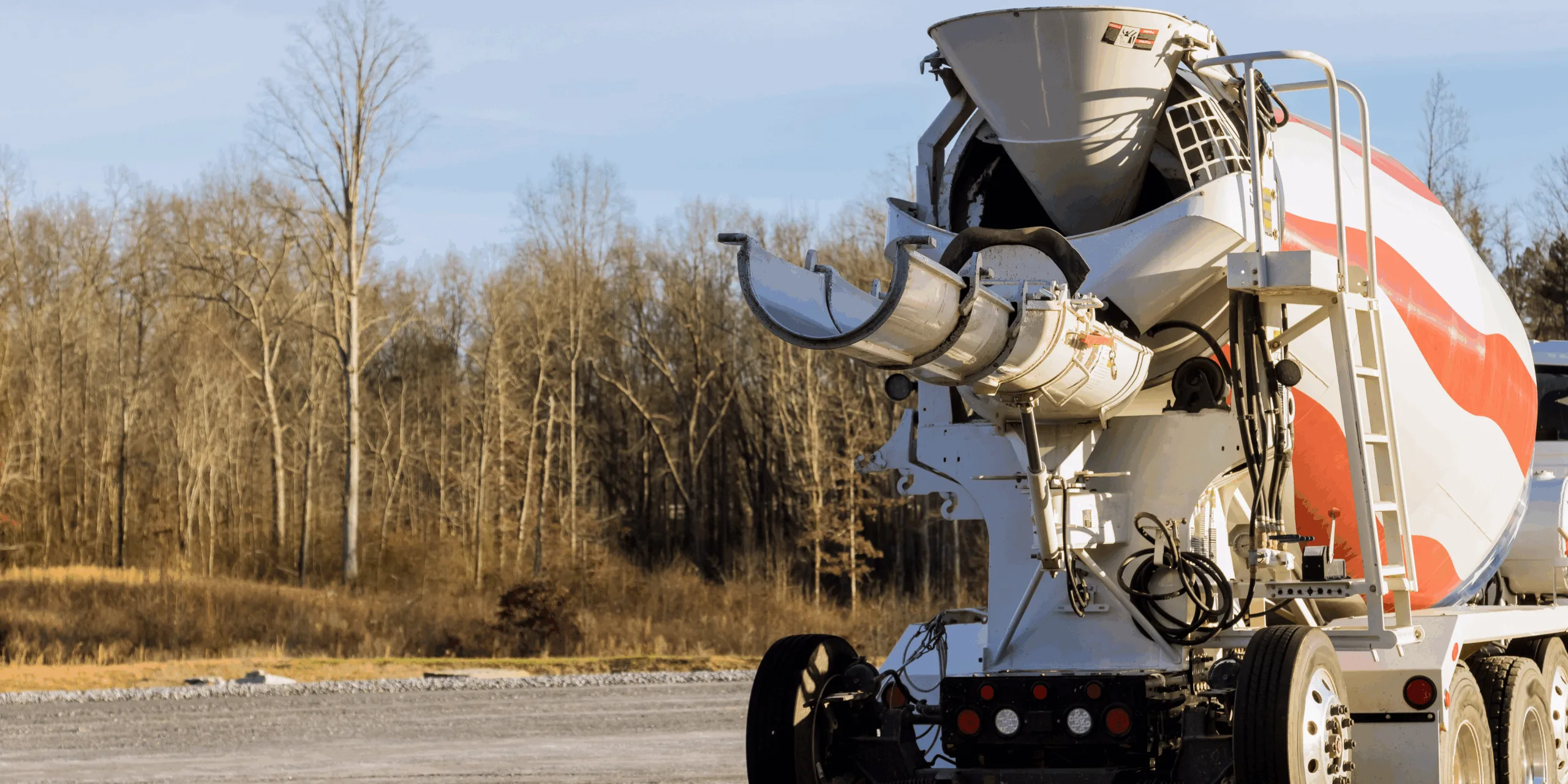 an image showing a cement truck