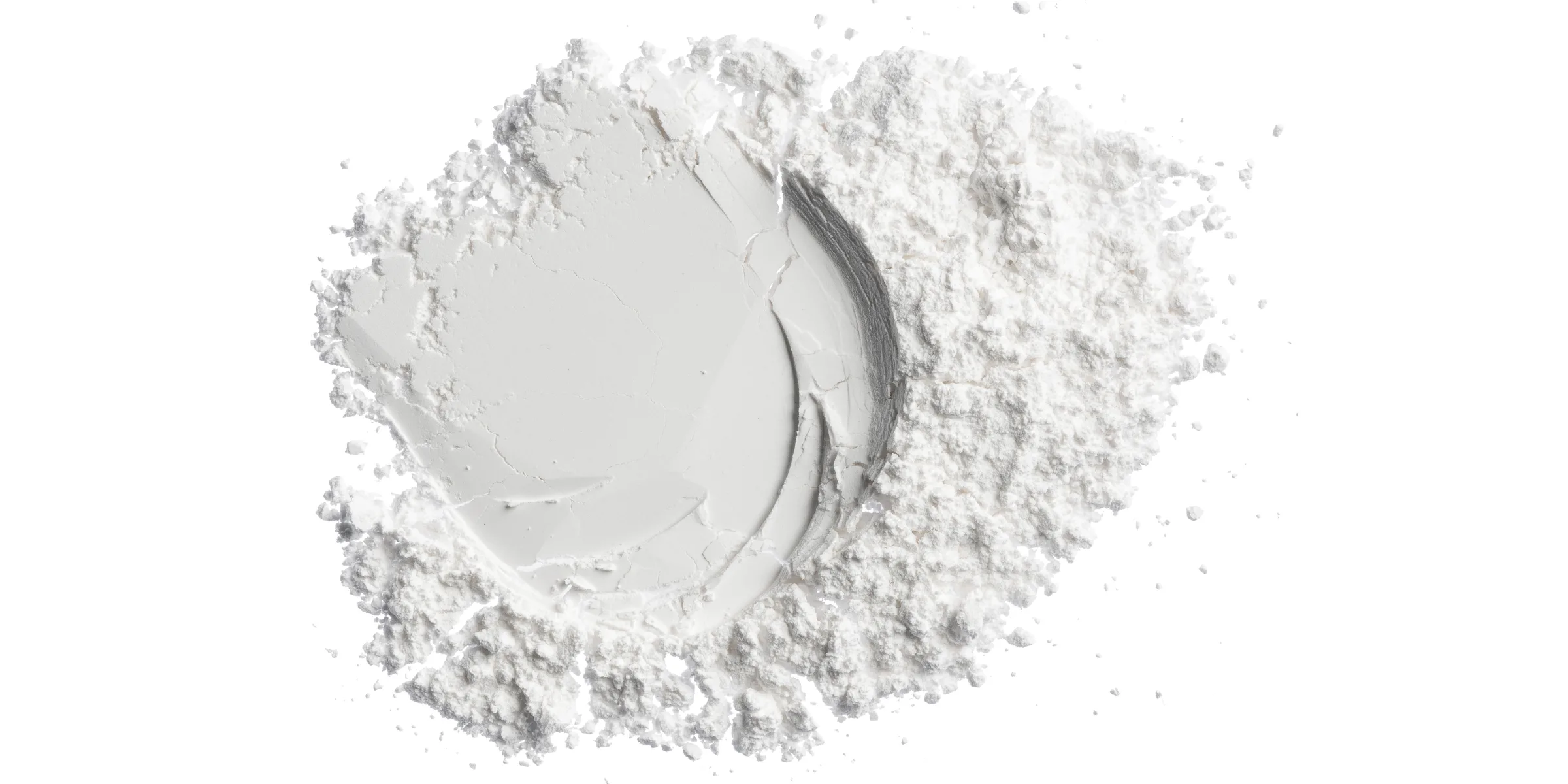 an image to show our ultra-white marble filler product