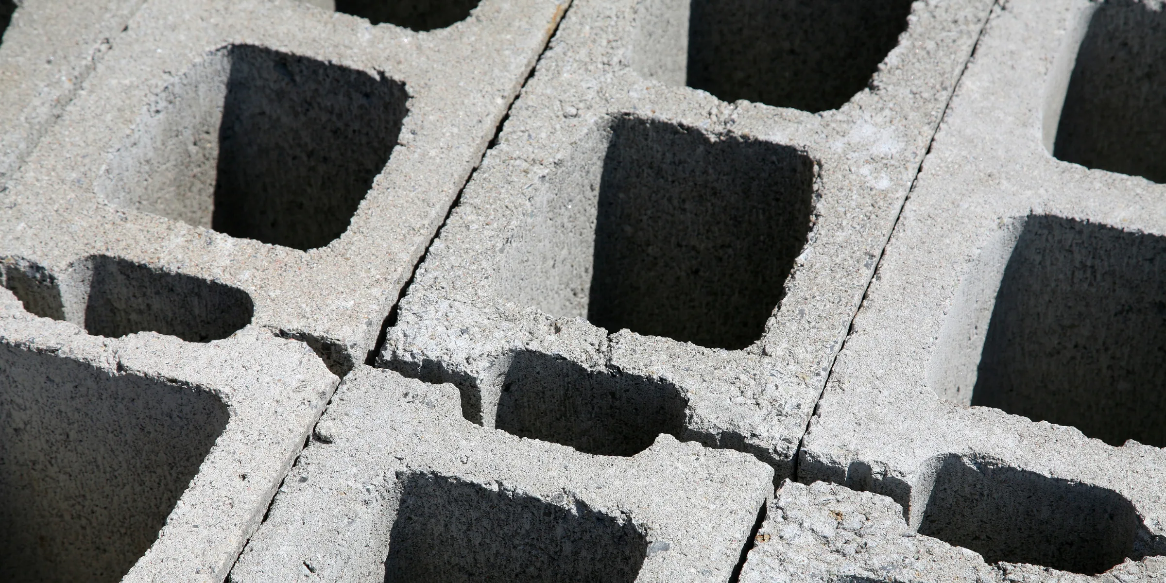 an image to show aerated concrete blocks
