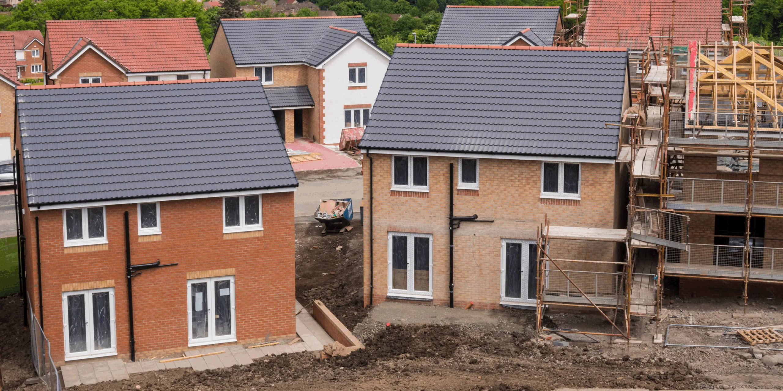 a image to show a newbuild under construction