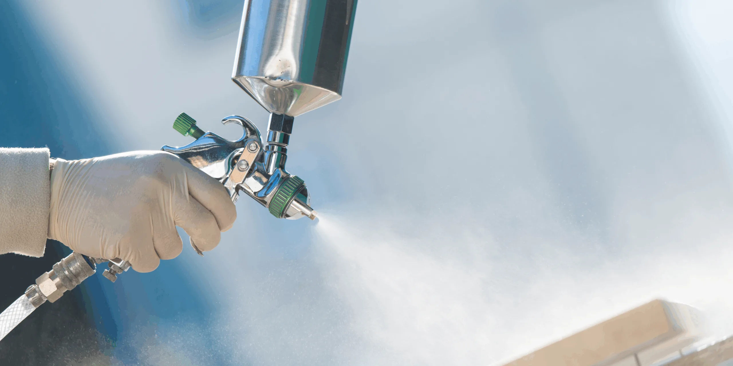 an image to show industrial paints and coatings spraying