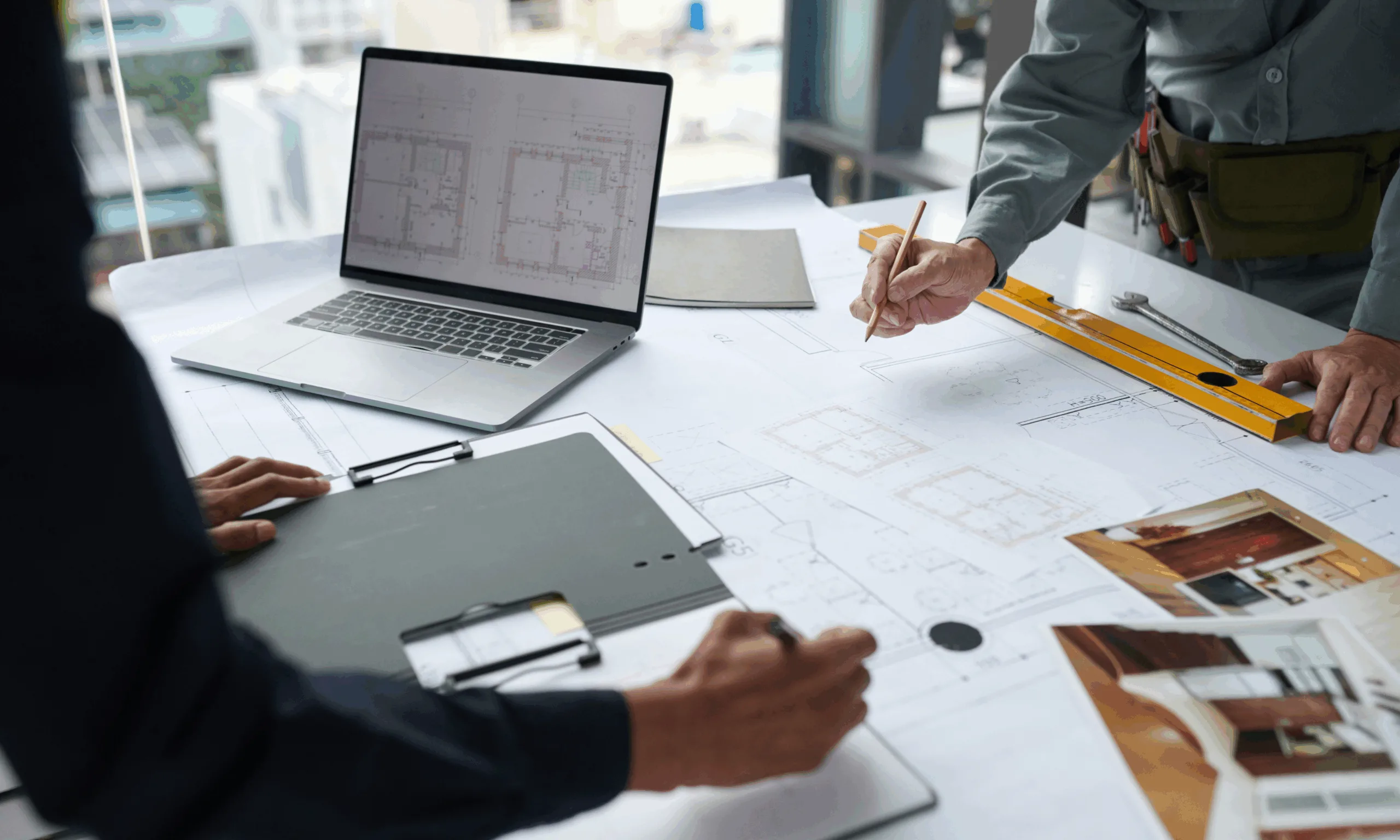 an image to represent planning how to use industrial minerals in construction