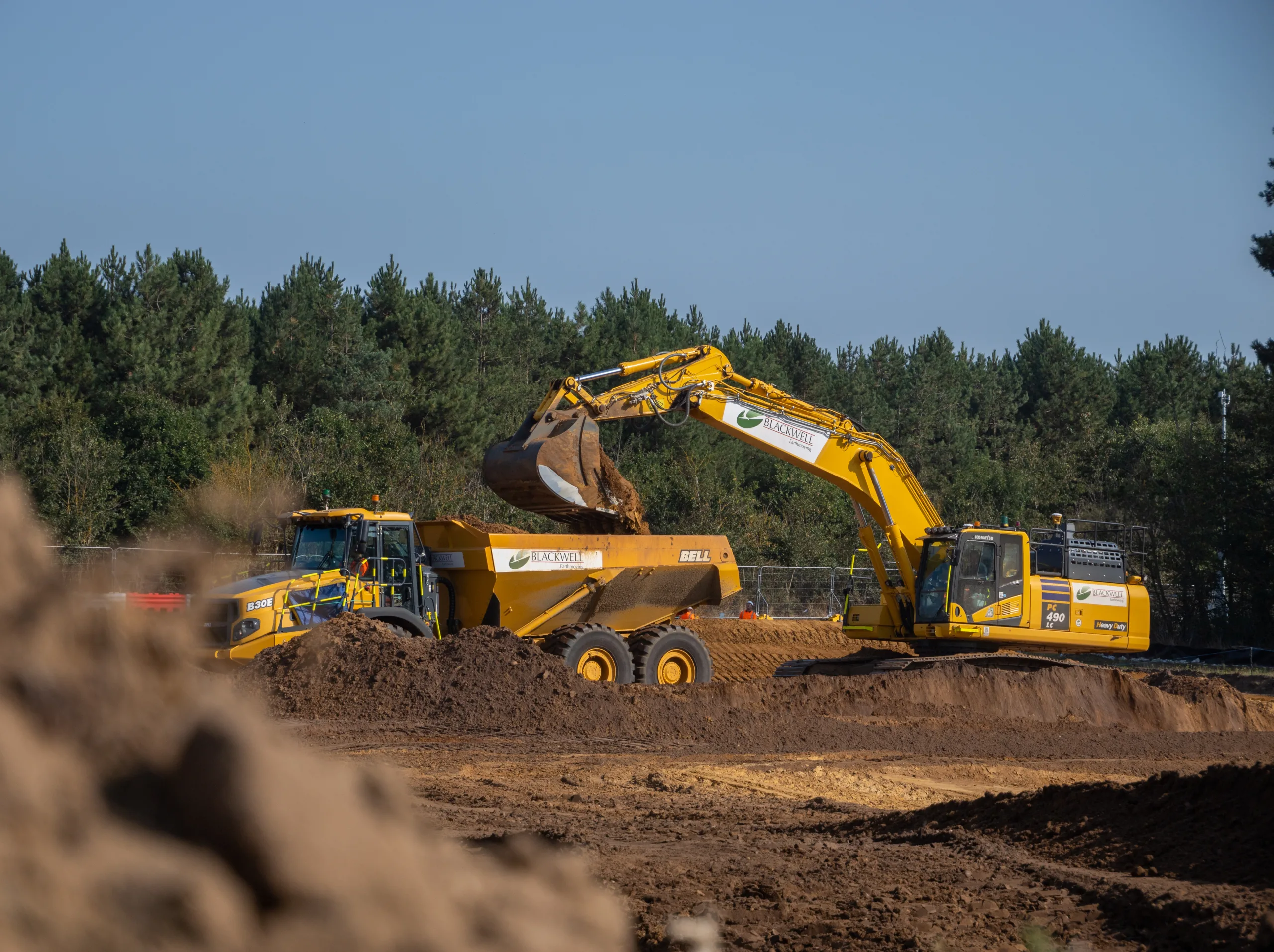 an image to show construction at sizewell c