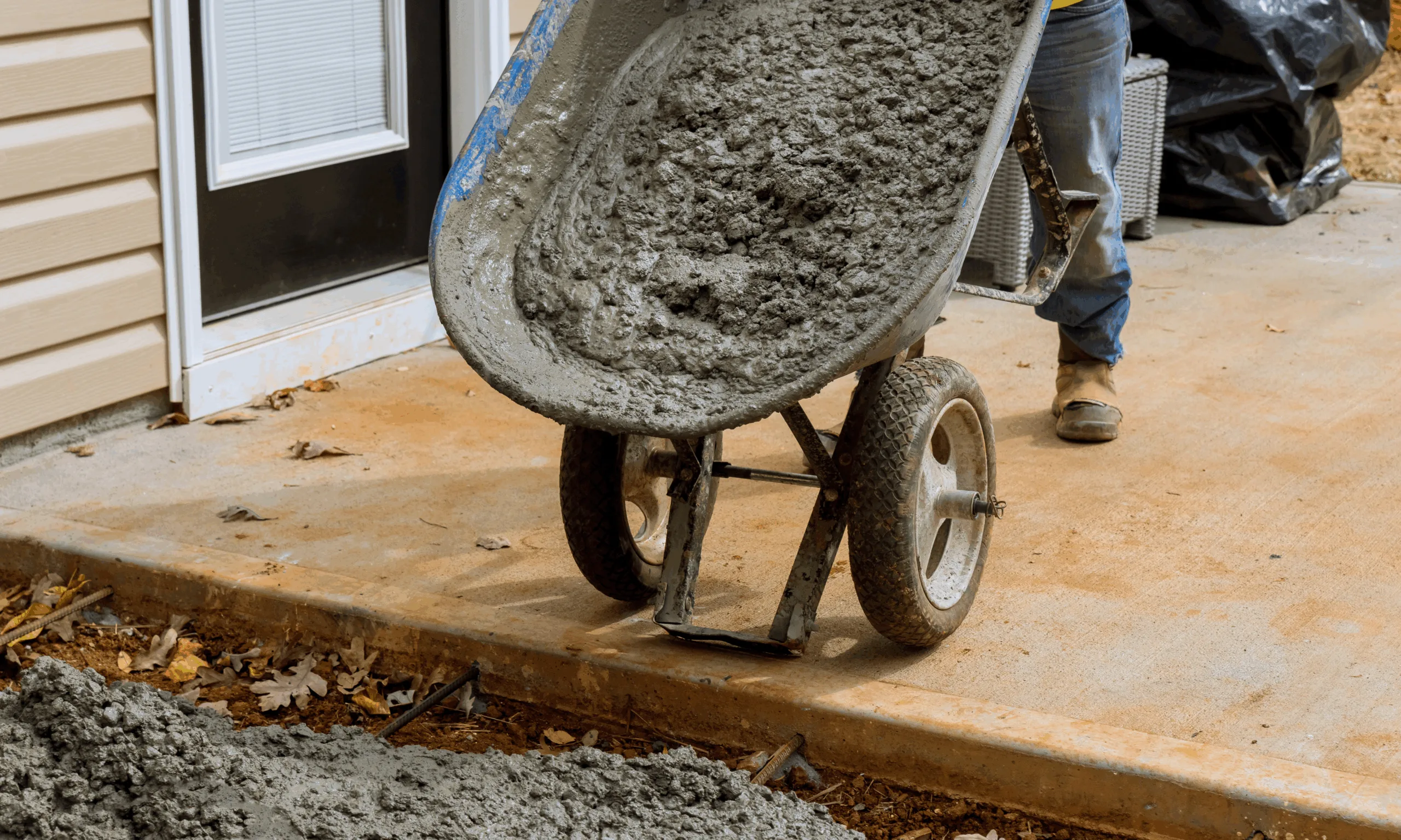 an image showing a concrete mix