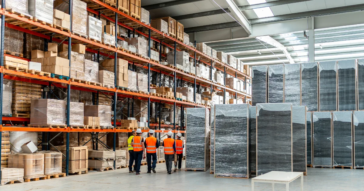 an image showing showing a warehouse to represent marine and industrial coatings