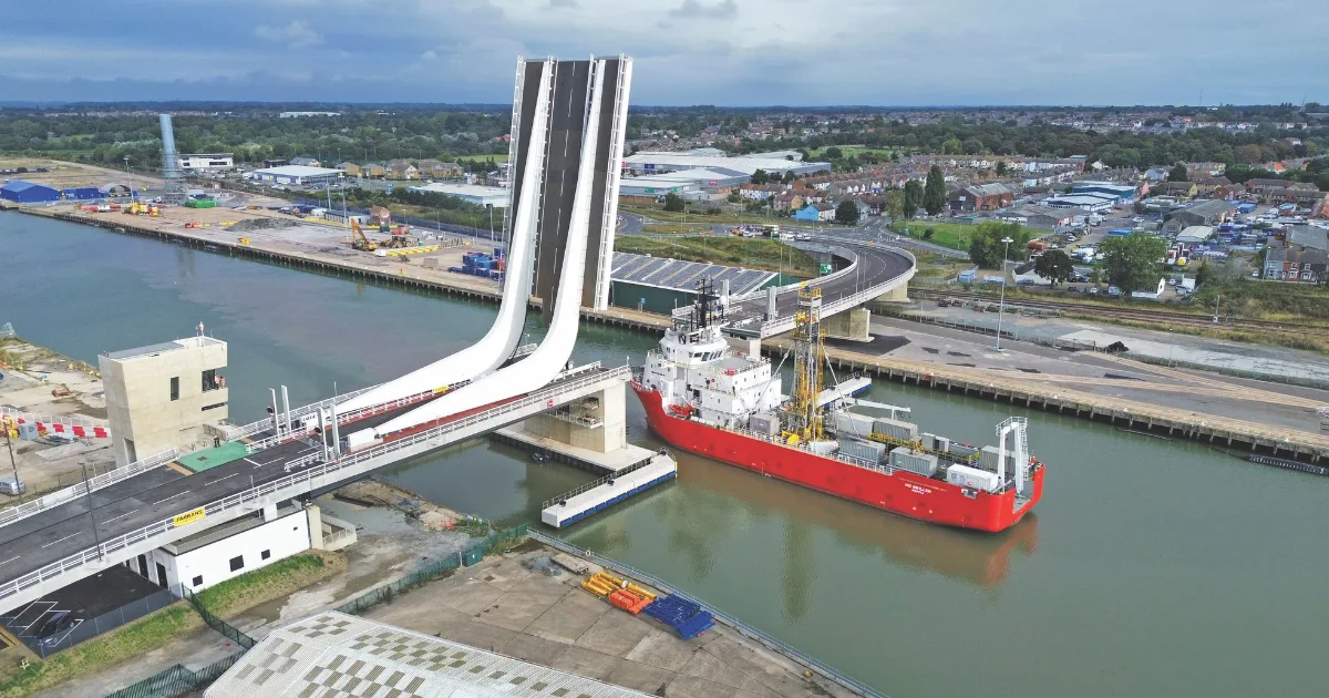 an image showing high density aggregate for bridges