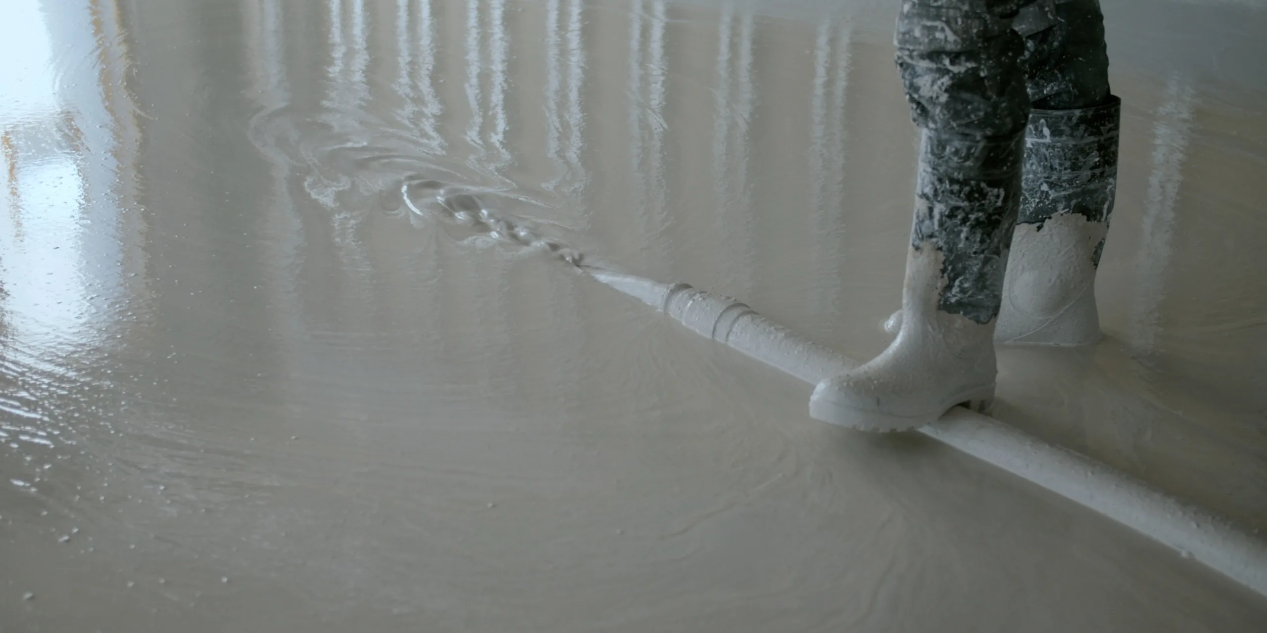 an image showing synthetic anhydrite mineral andricite in screed