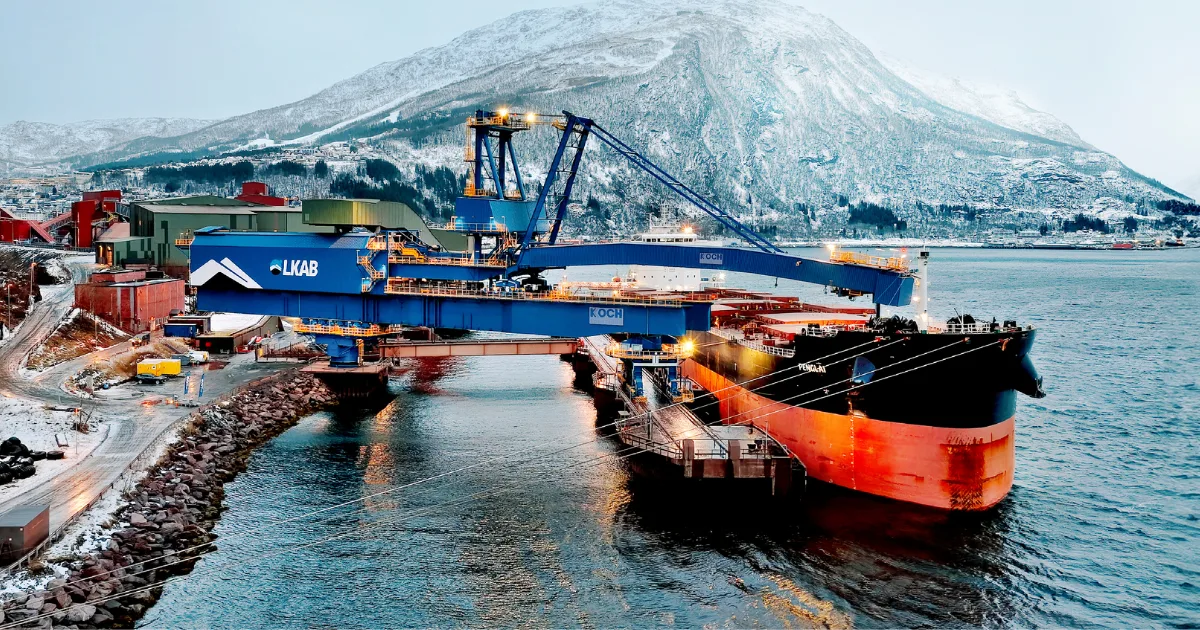 an image showing LKAB mining for mineral solutions