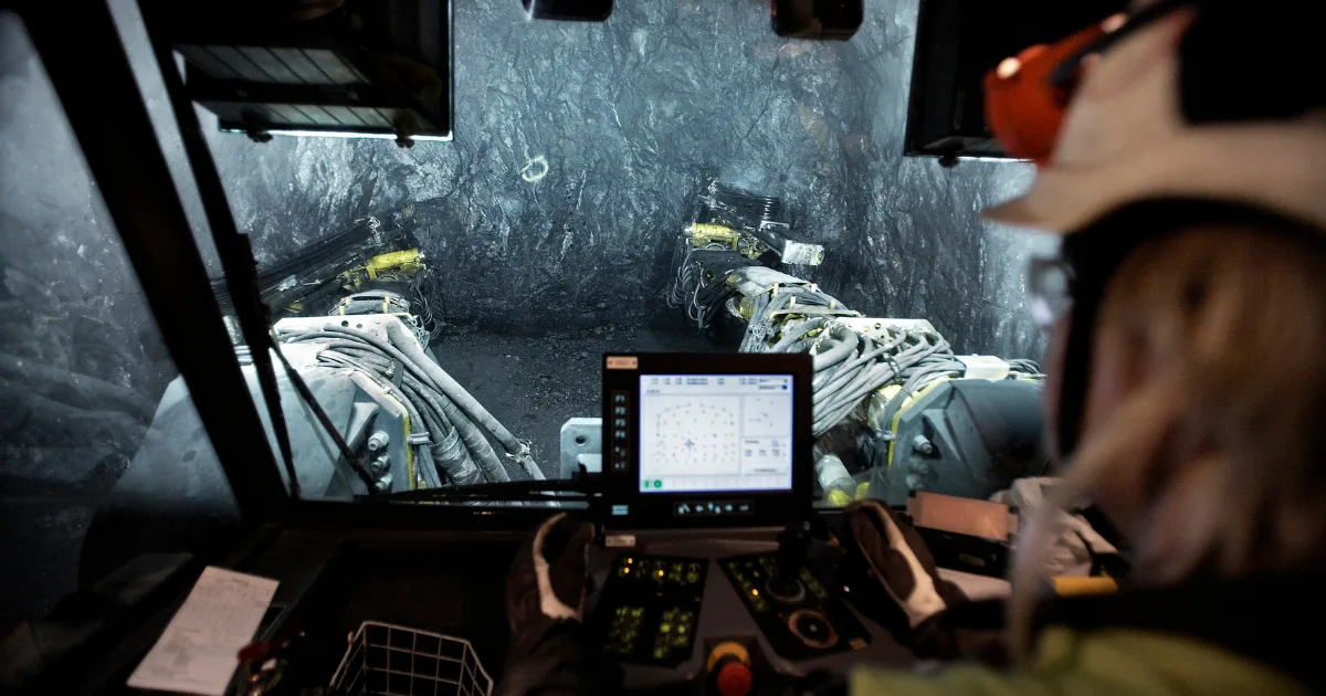 an image showing LKAB mining for mineral solutions