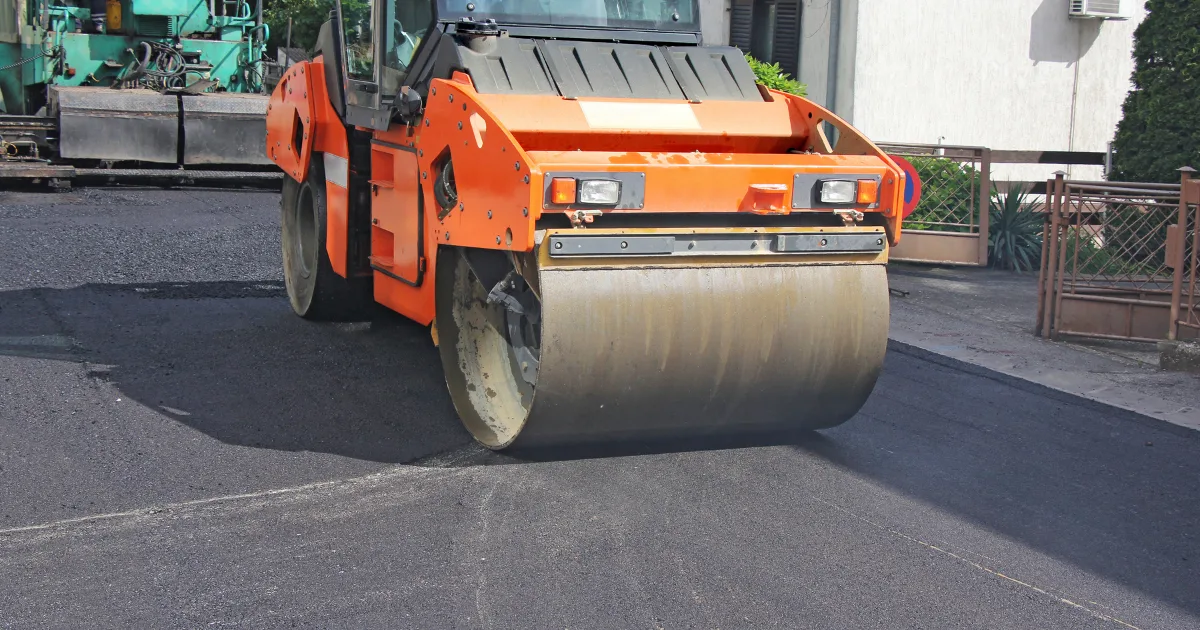 an image showing limestone filler in asphalt application