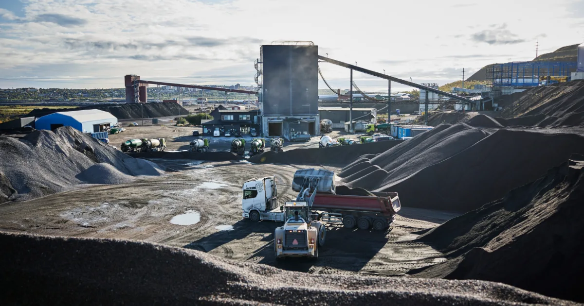 an image showing mineral processing within a mine