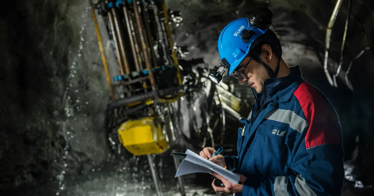 an image showing mining process