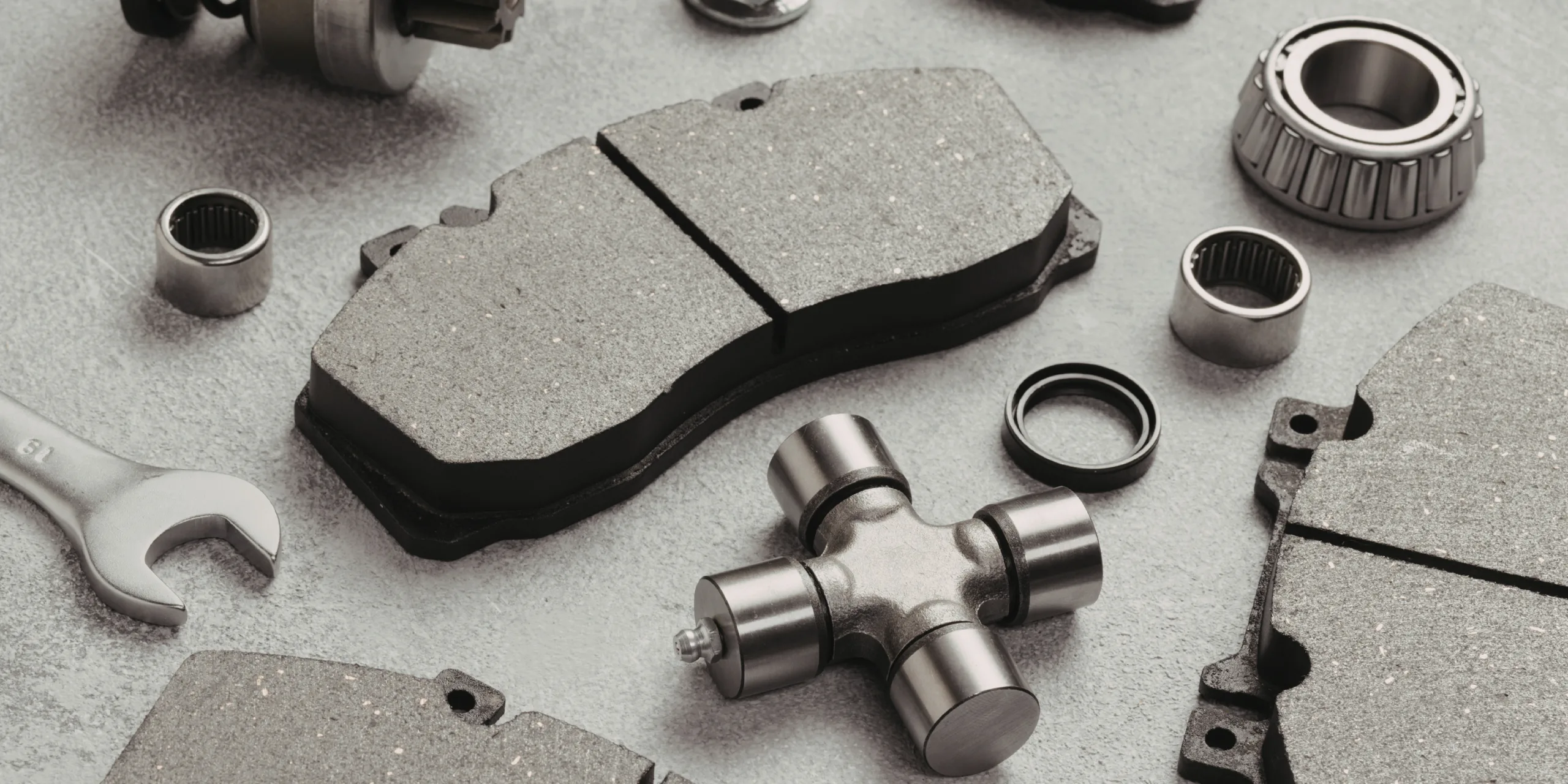 an image to show where polymer compounding mineral MagniF is used in brake pads